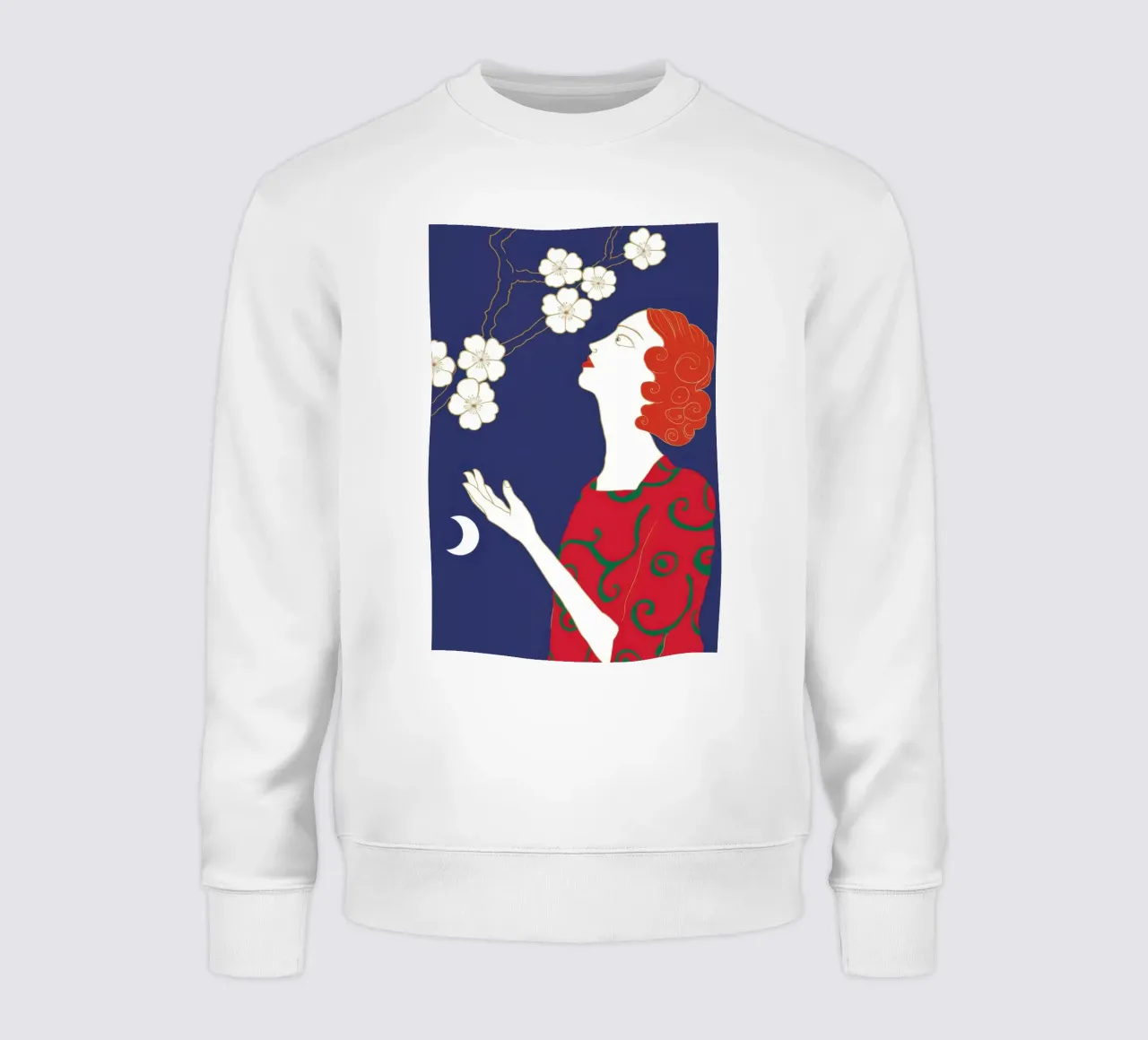 Sguardo di fiori celesti felpa da Hollow Years