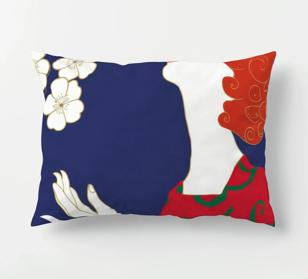 Sguardo di fiori celesti cuscino da Hollow Years