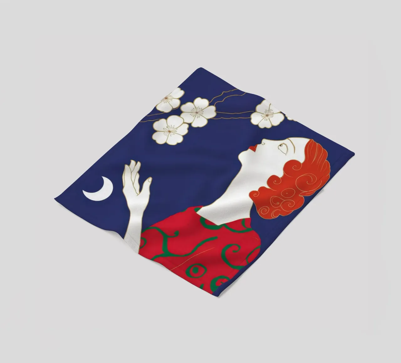 Sguardo di fiori celesti coperta in pile da Hollow Years