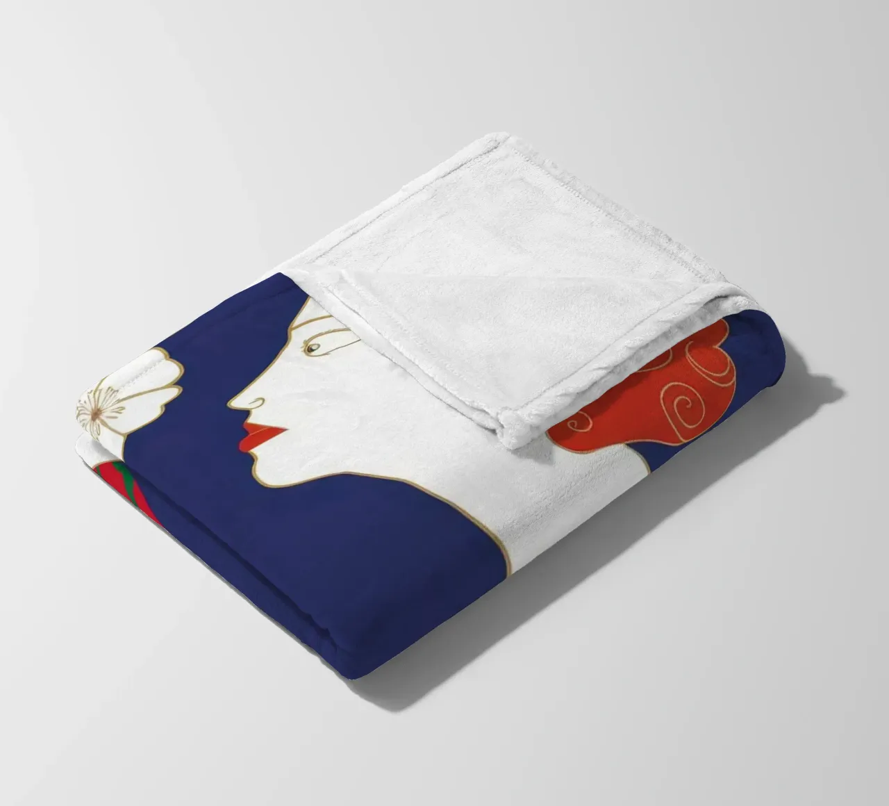 Sguardo di fiori celesti coperta in pile da Hollow Years