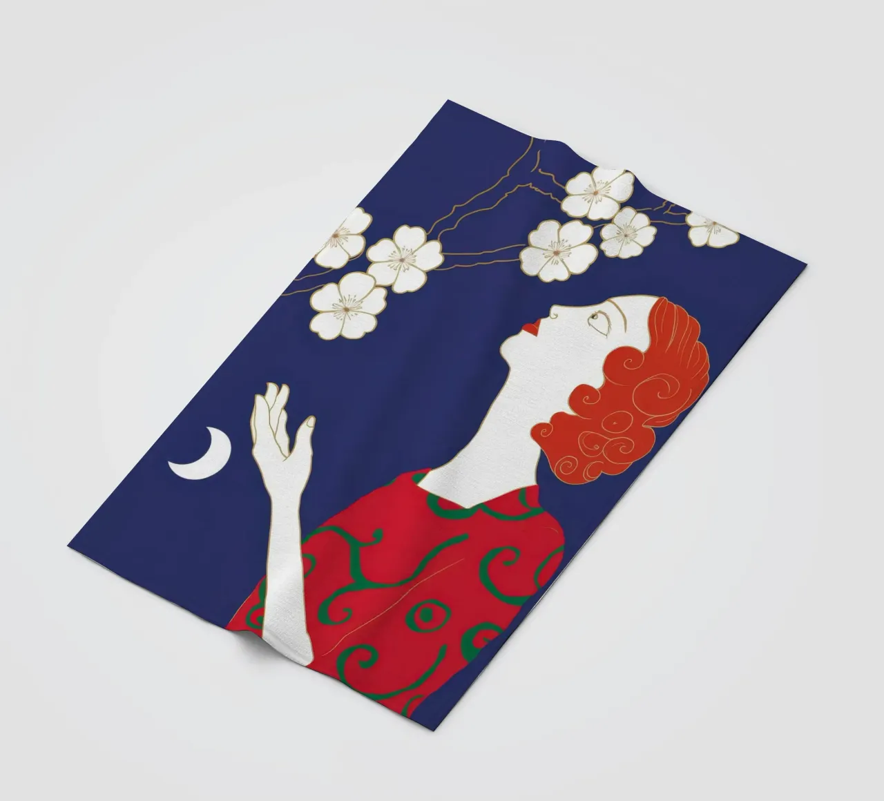 Sguardo di fiori celesti coperta in pile da Hollow Years