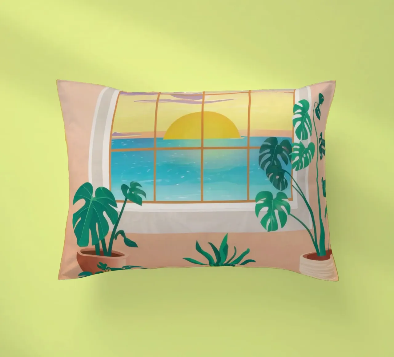 Bohemian Sunset Sanctuary decorative cushion by Monuments Fire