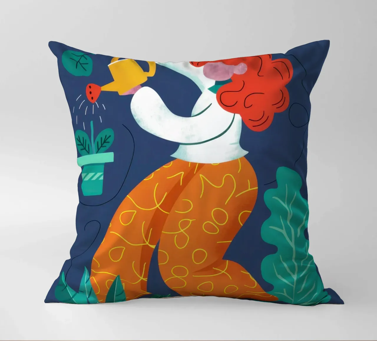 Tucano e fiori cuscino da Lune Dreams