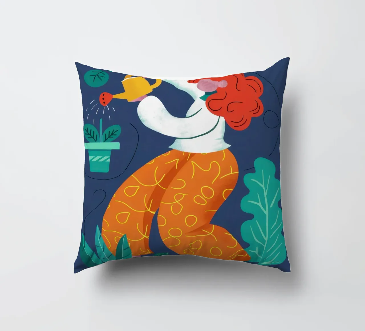 Tucano e fiori cuscino da Lune Dreams
