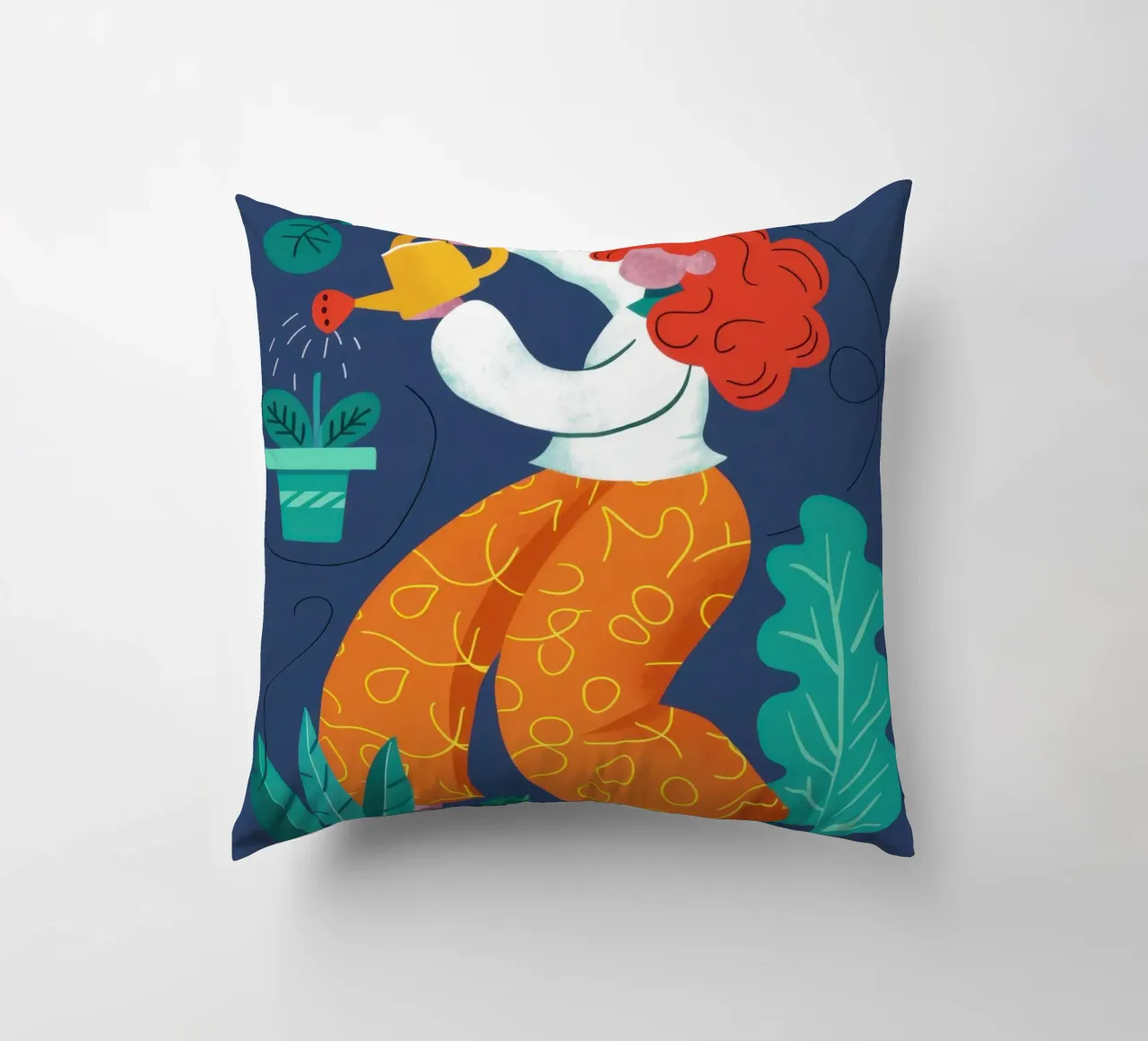 Tucano e fiori cuscino da Lune Dreams