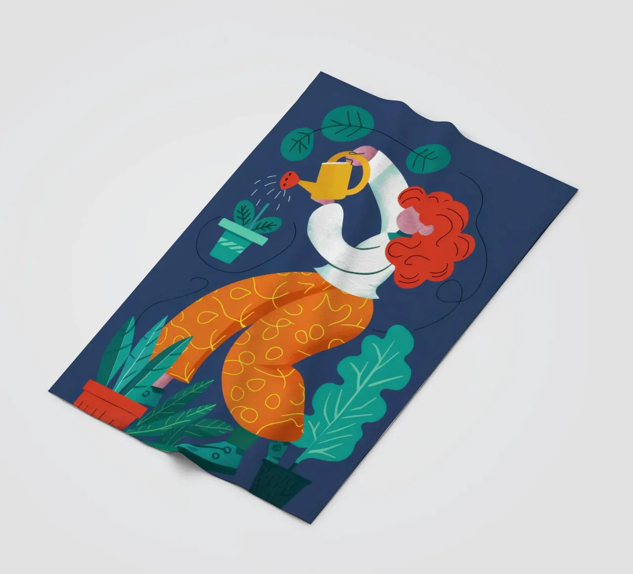 Tucano e fiori coperta in pile da Lune Dreams