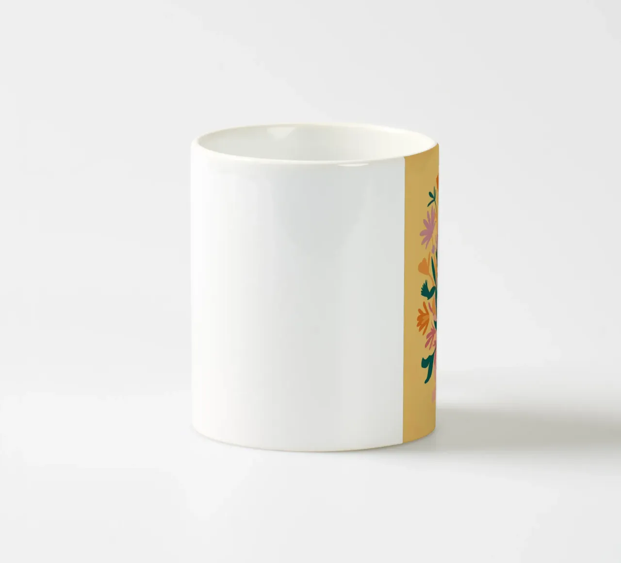 Abbraccio floreale etereo tazza in ceramica da Mossy Pigment