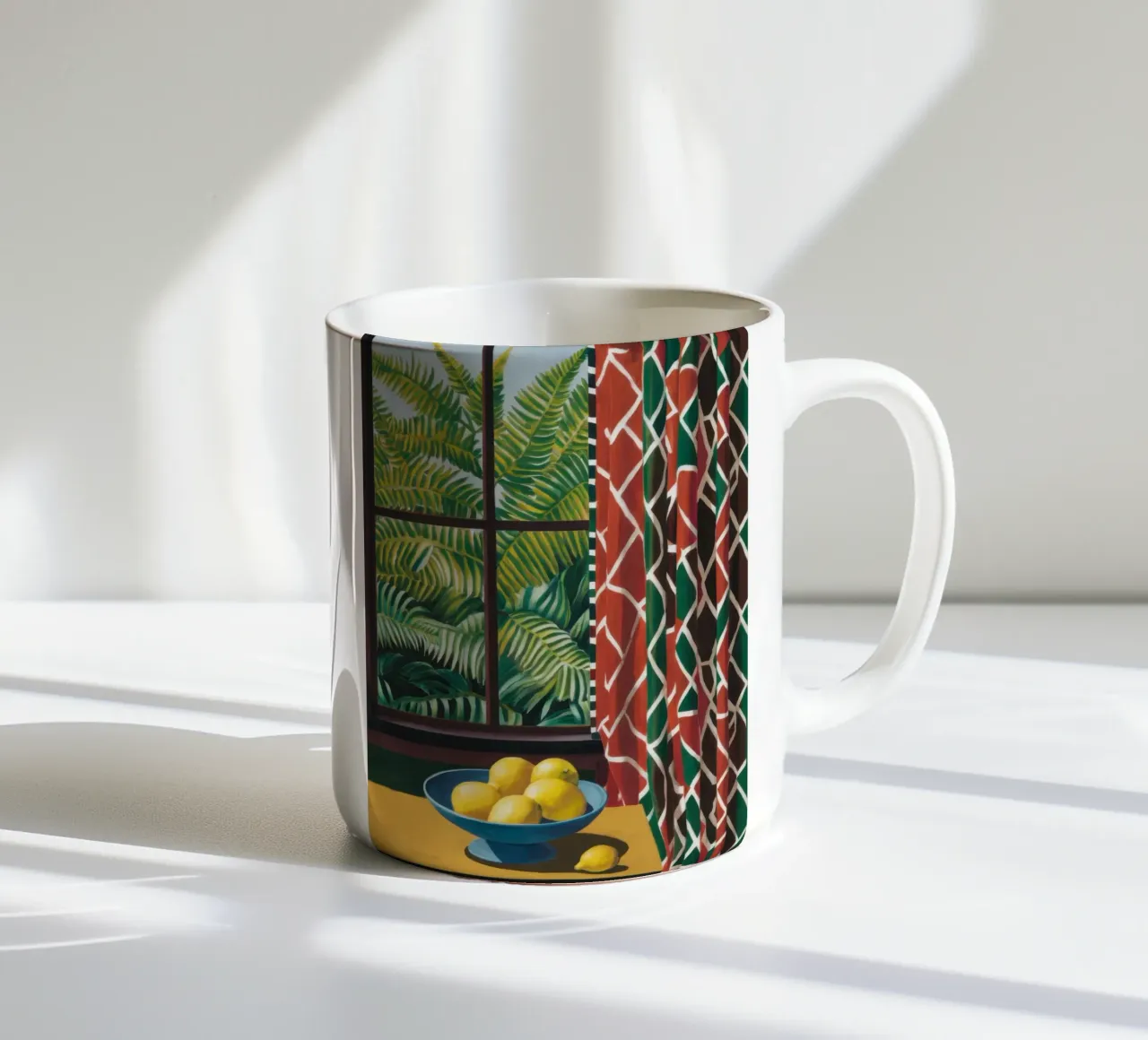 Vista Palm con copertura tazza in ceramica da Arcane Lines