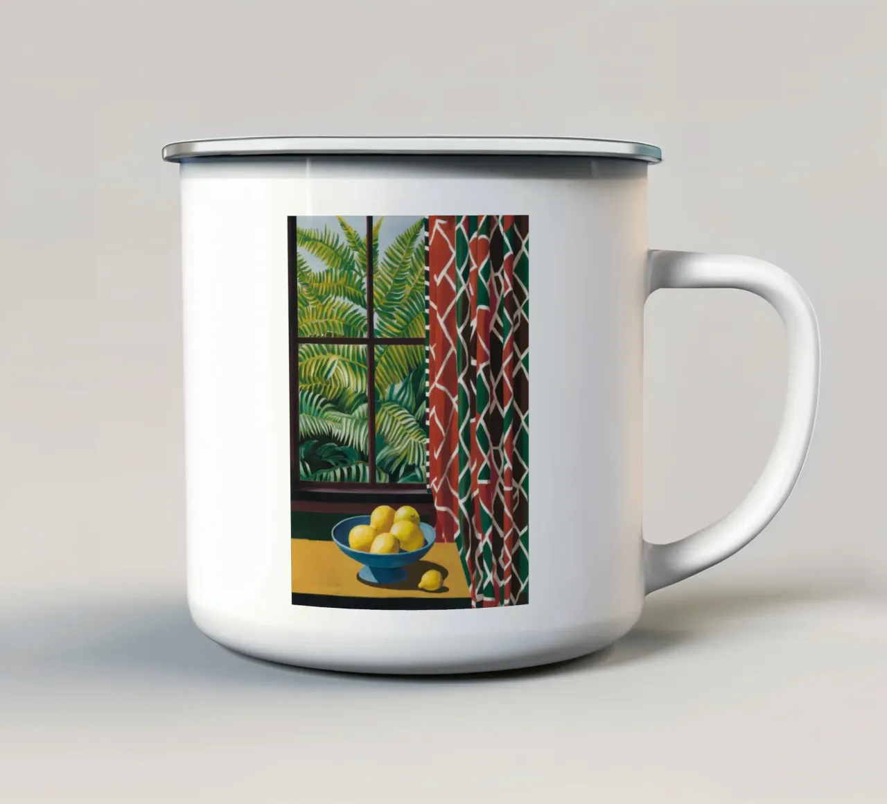 Vista Palm con copertura tazza in smalto da Arcane Lines