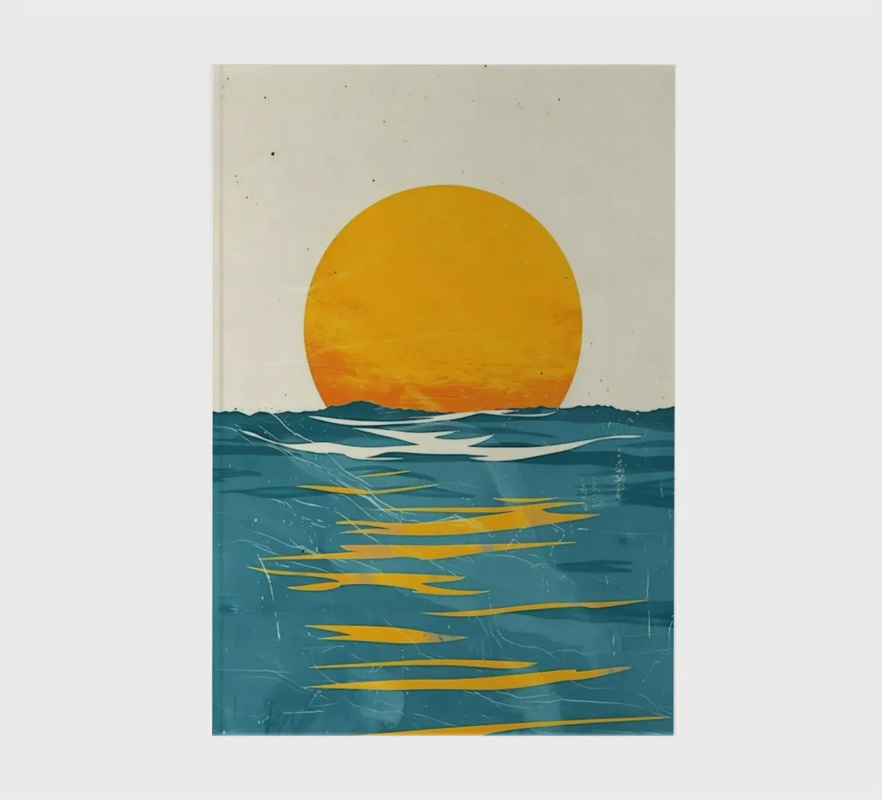 Sunset Canvas Print 7 notebook by muench benjamin
