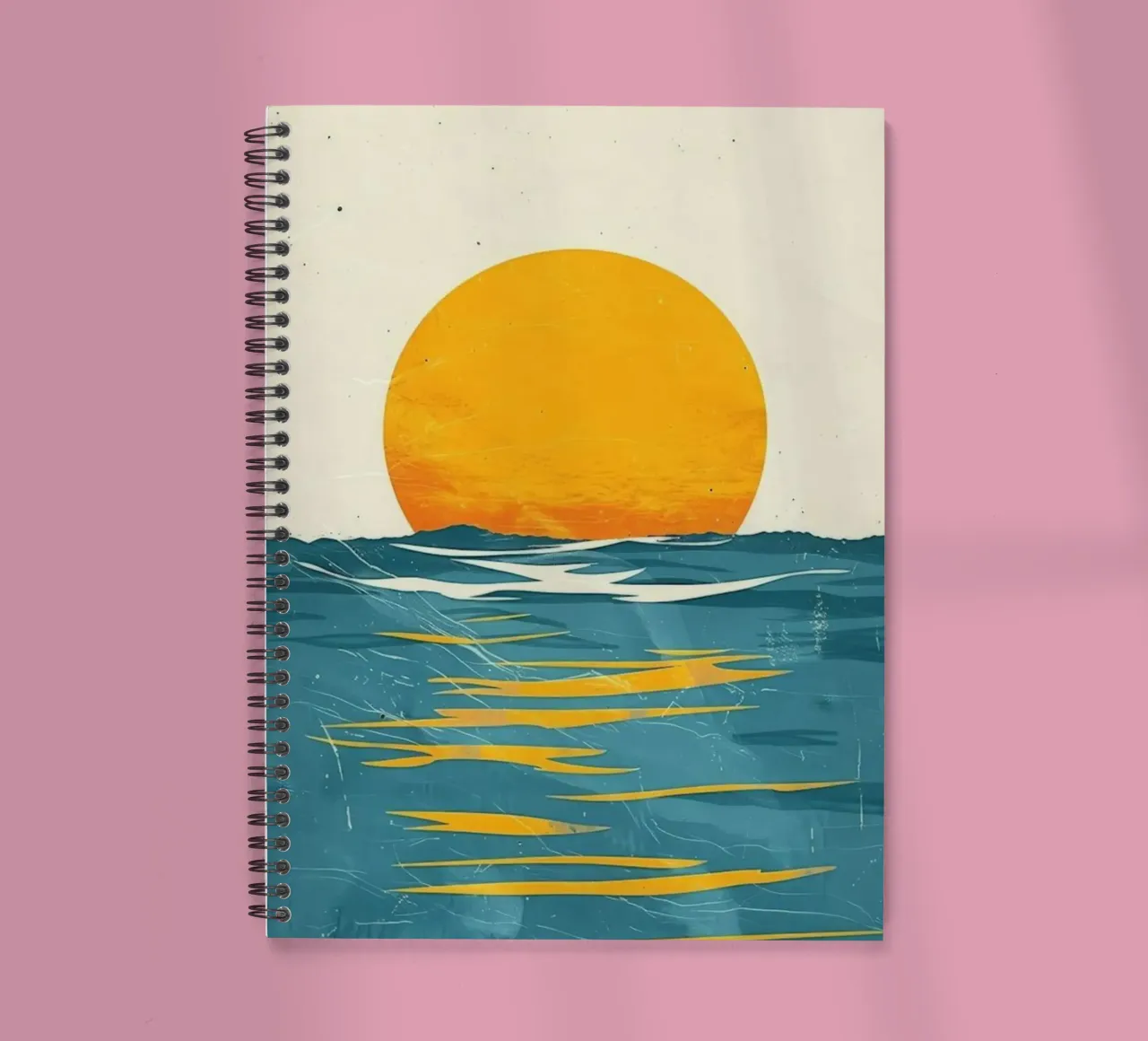 Sunset Canvas Print 7 spiral notebook by muench benjamin