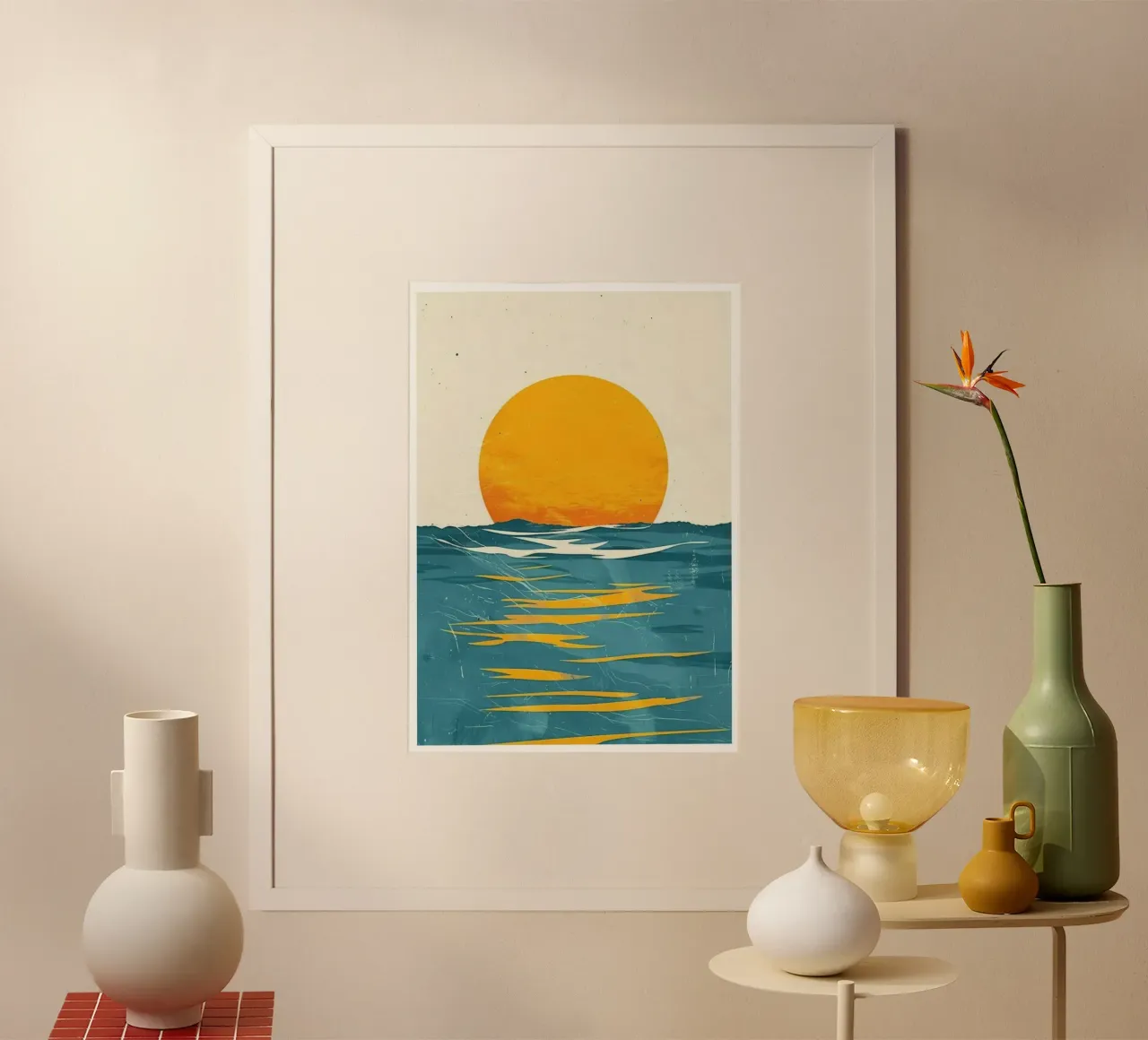 Sunset Canvas Print 7 hahnemühle by muench benjamin