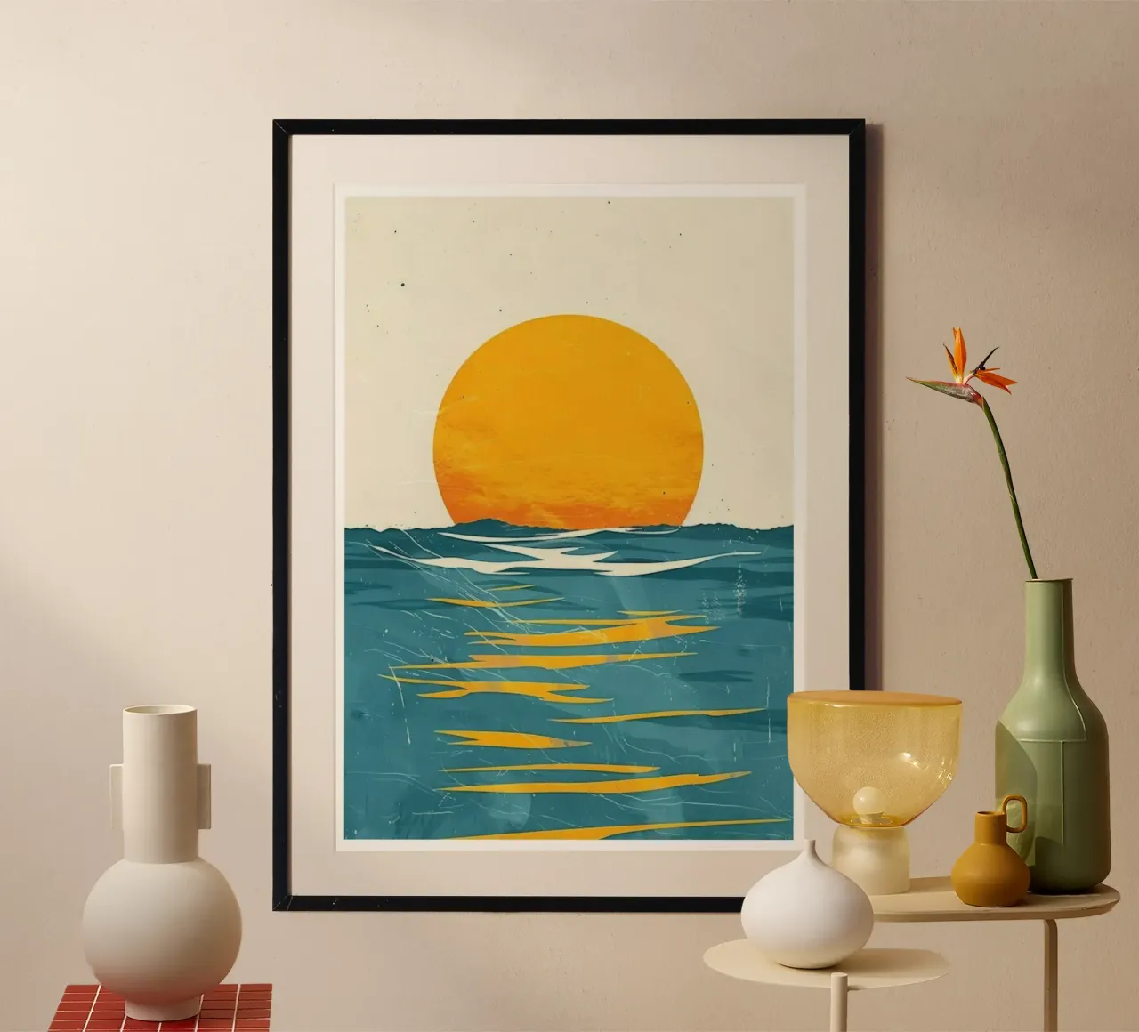 Sunset Canvas Print 7 hahnemühle by muench benjamin