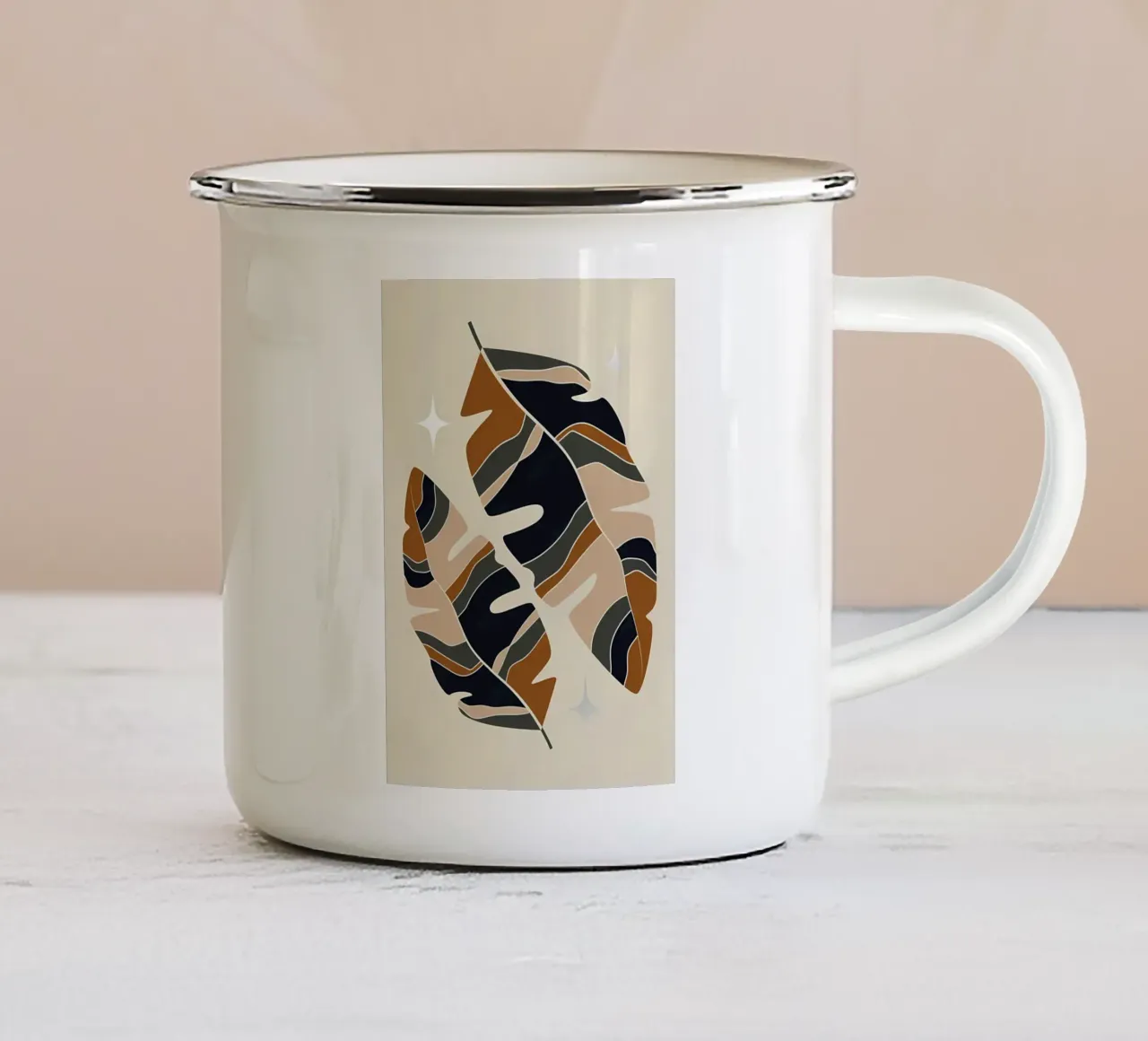 Arte floreale tazza in smalto da Jose