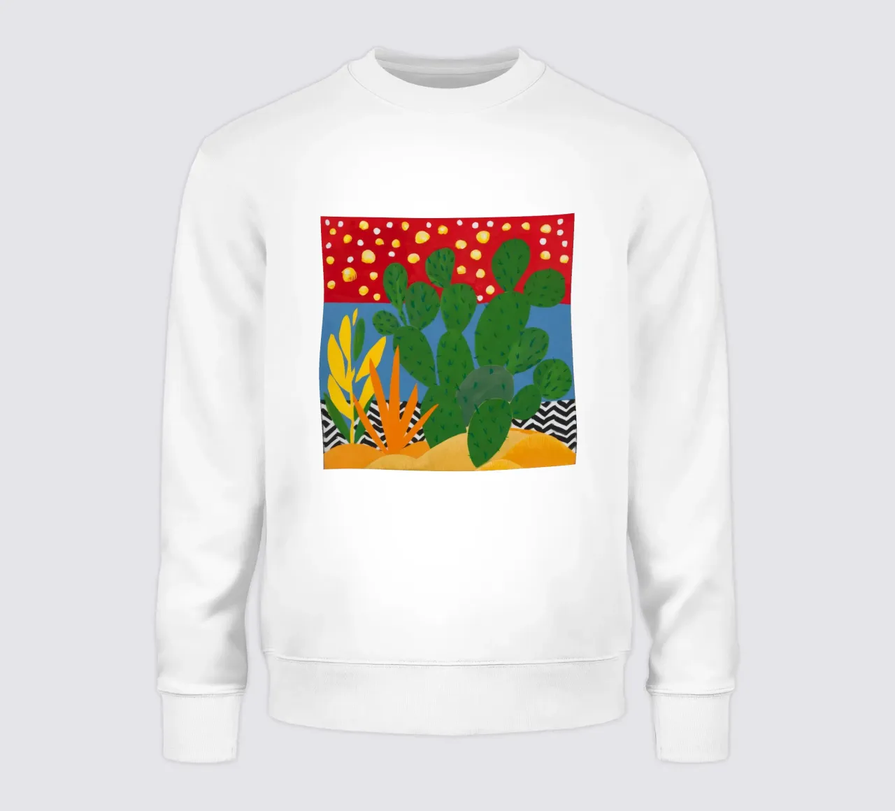 Cactus a punti d'oro felpa da Arcane Lines