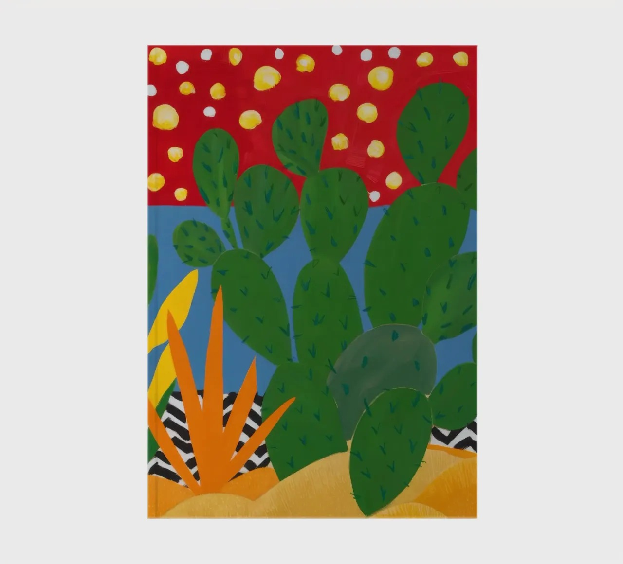 Golden Dot Cactus notebook by Arcane Lines