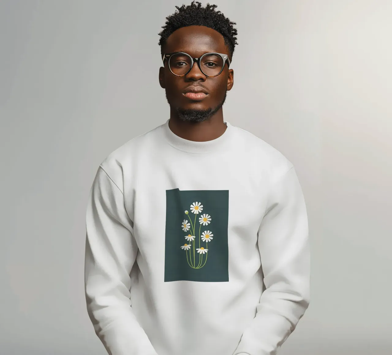 Fiori bianchi felpa da Jose