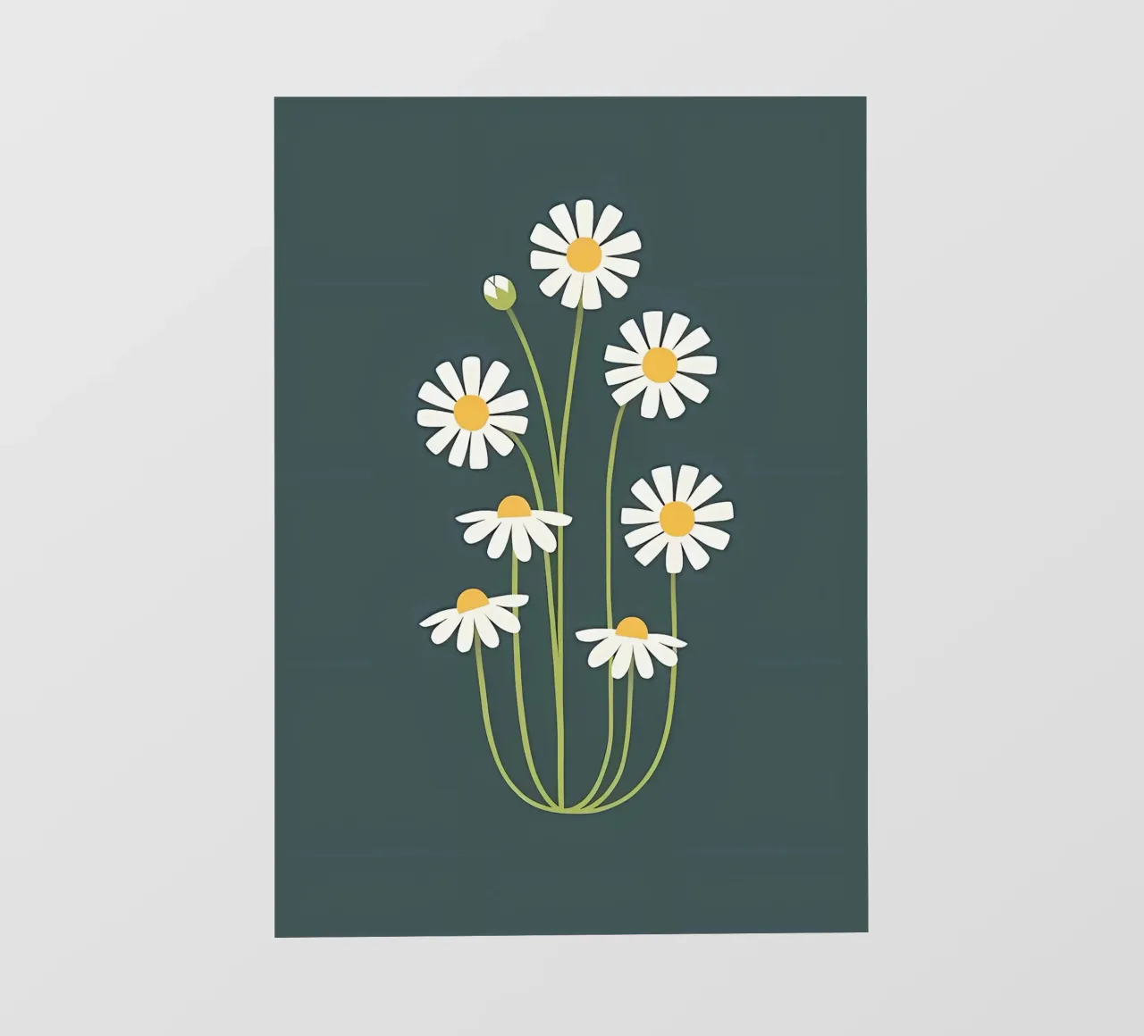 Fiori bianchi telo in pvc da Jose