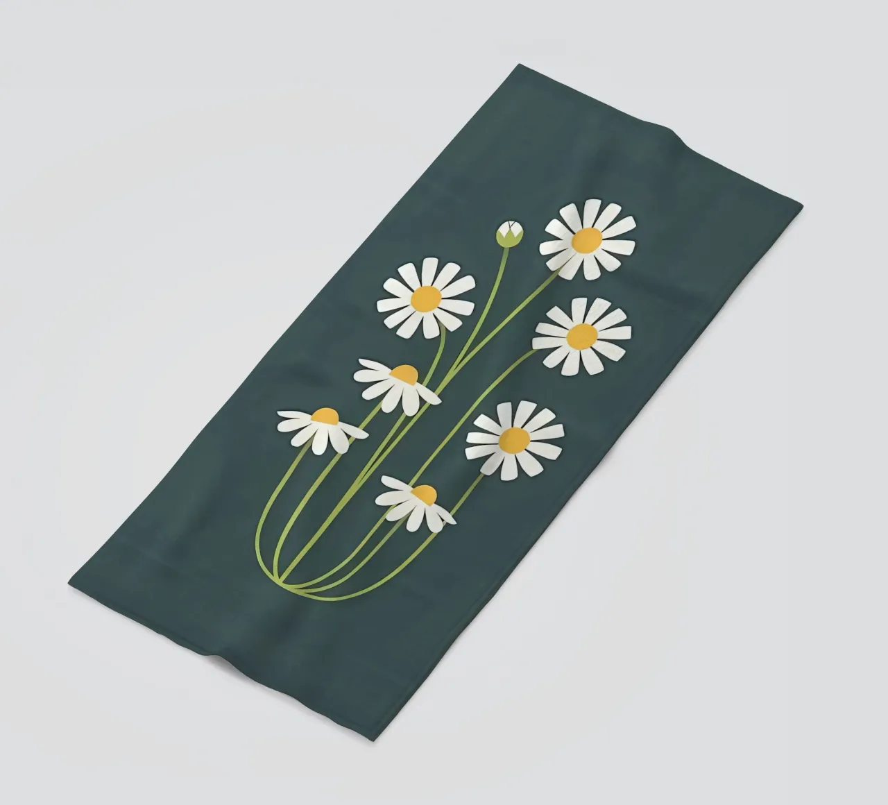 Fiori bianchi telo mare da Jose