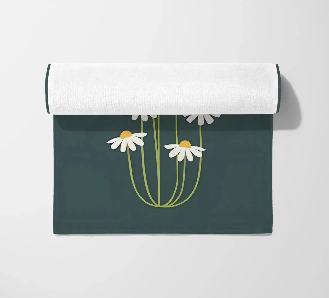 Fiori bianchi telo mare da Jose