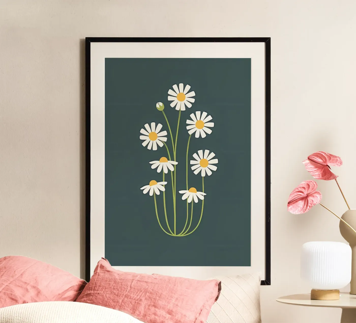 Fiori bianchi poster da Jose