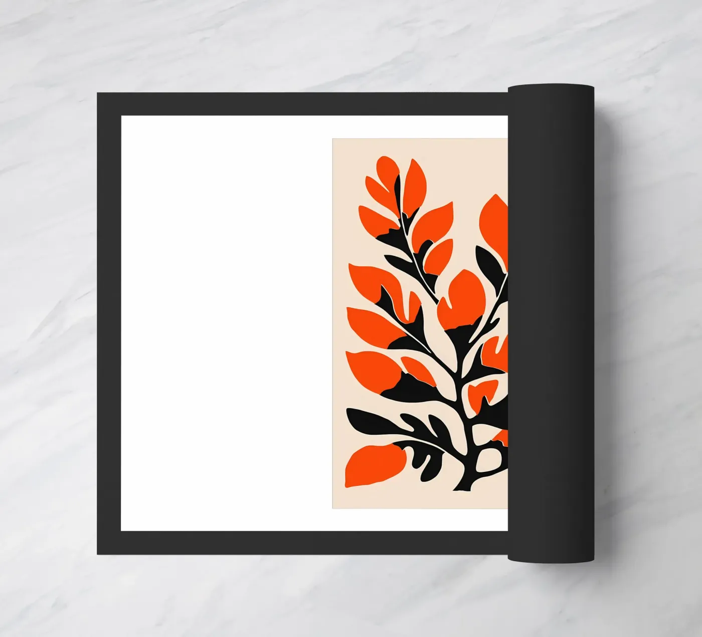 Bloemsierkunst deurmat van Jose