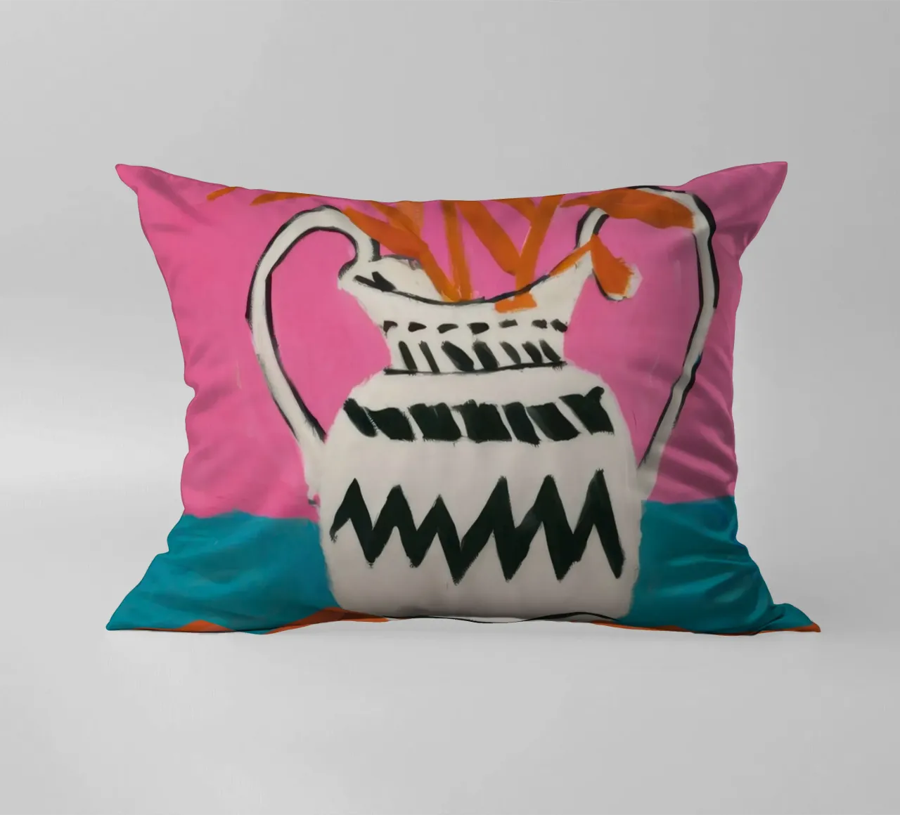 Foglia rosa Immobile cuscino da Arcane Lines