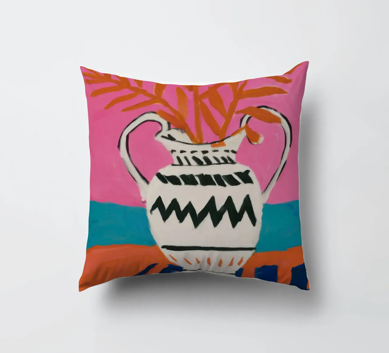 Foglia rosa Immobile cuscino da Arcane Lines