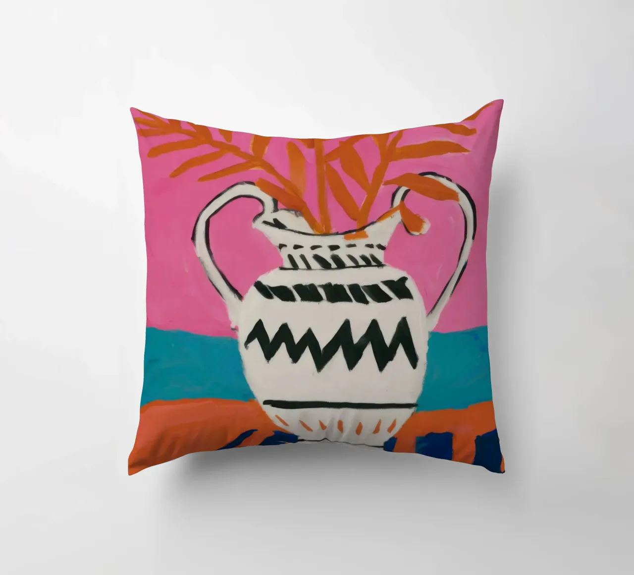 Foglia rosa Immobile cuscino da Arcane Lines