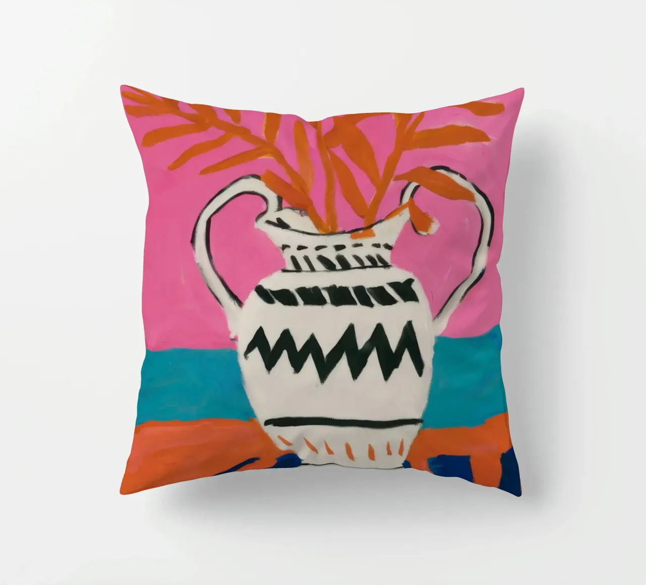 Foglia rosa Immobile cuscino da Arcane Lines