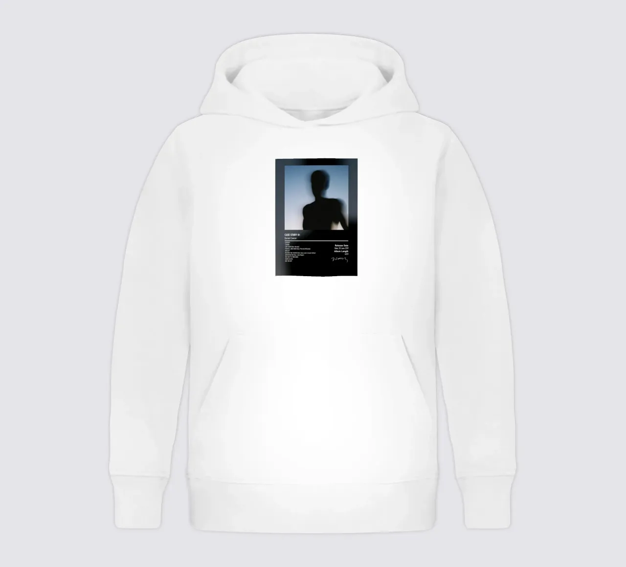 CASE STUDY 01 By Daniel Caesar felpa bambino con cappuccio da DGUnder