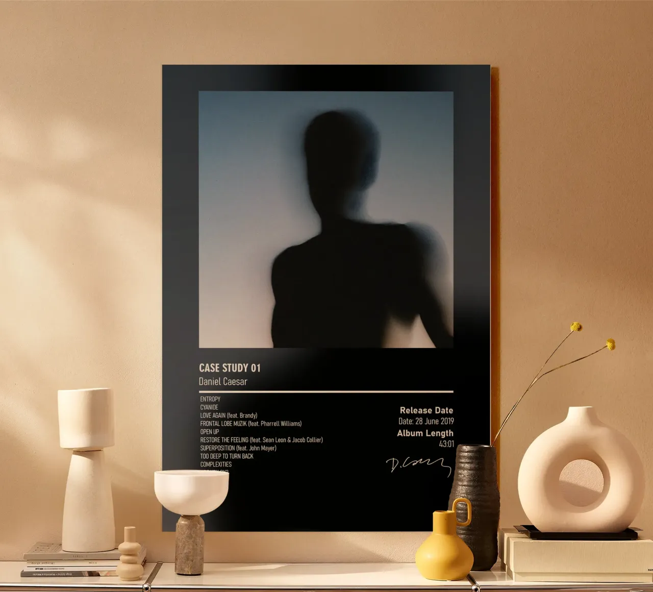 CASE STUDY 01 By Daniel Caesar alluminio dibond da DGUnder