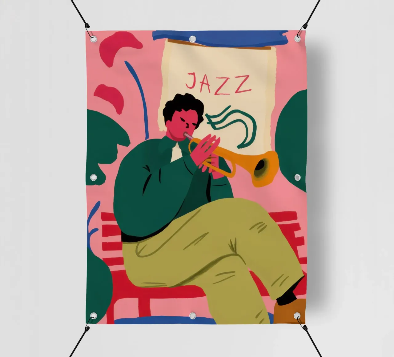 Jazz Man Serenade pvc cover by Lune Dreams
