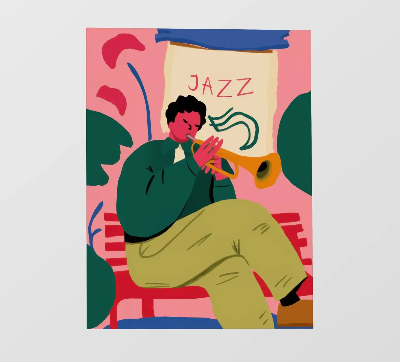 Jazz Man Serenade pvc cover by Lune Dreams