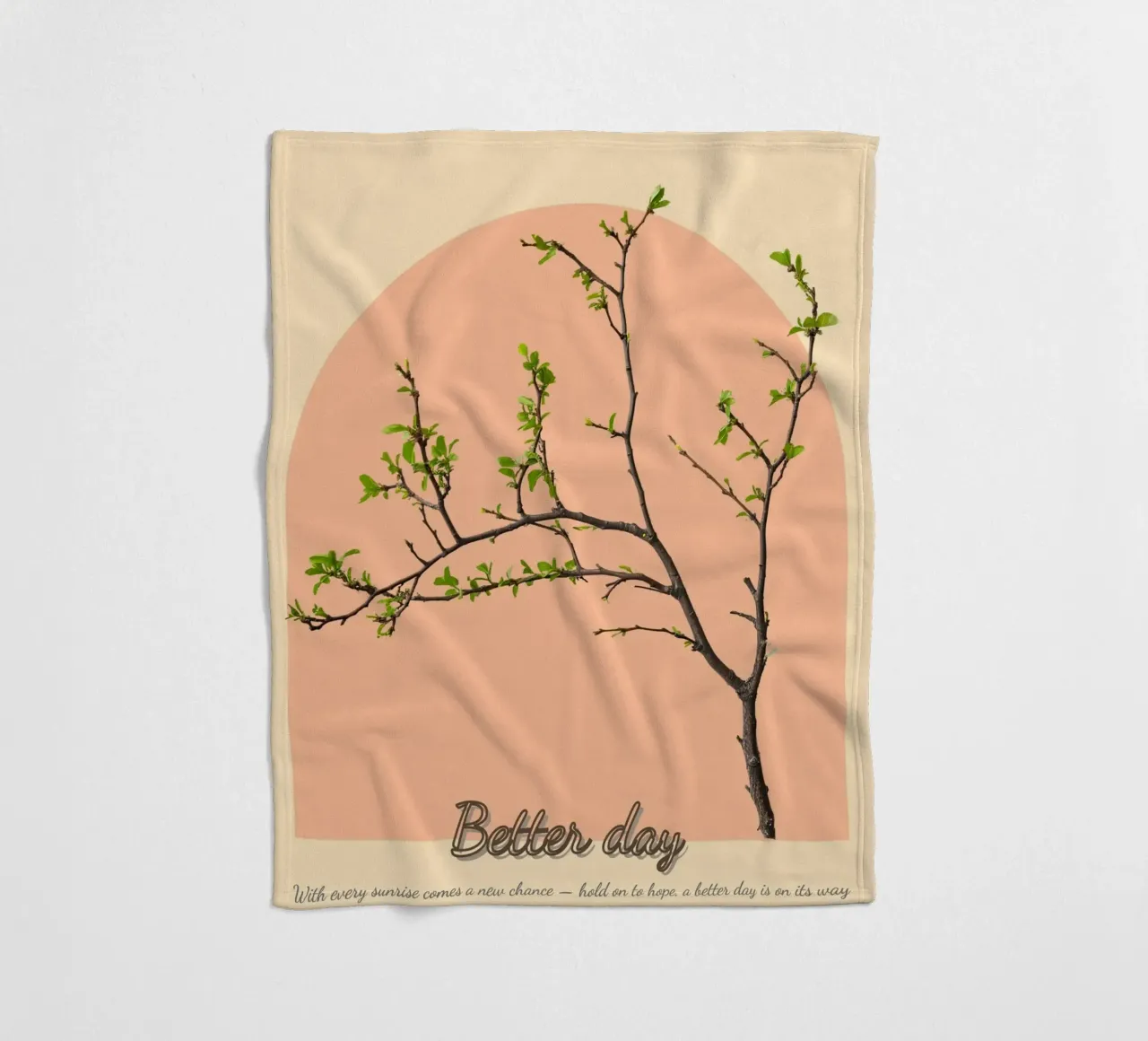branch positive message coperta in pile da Creaton