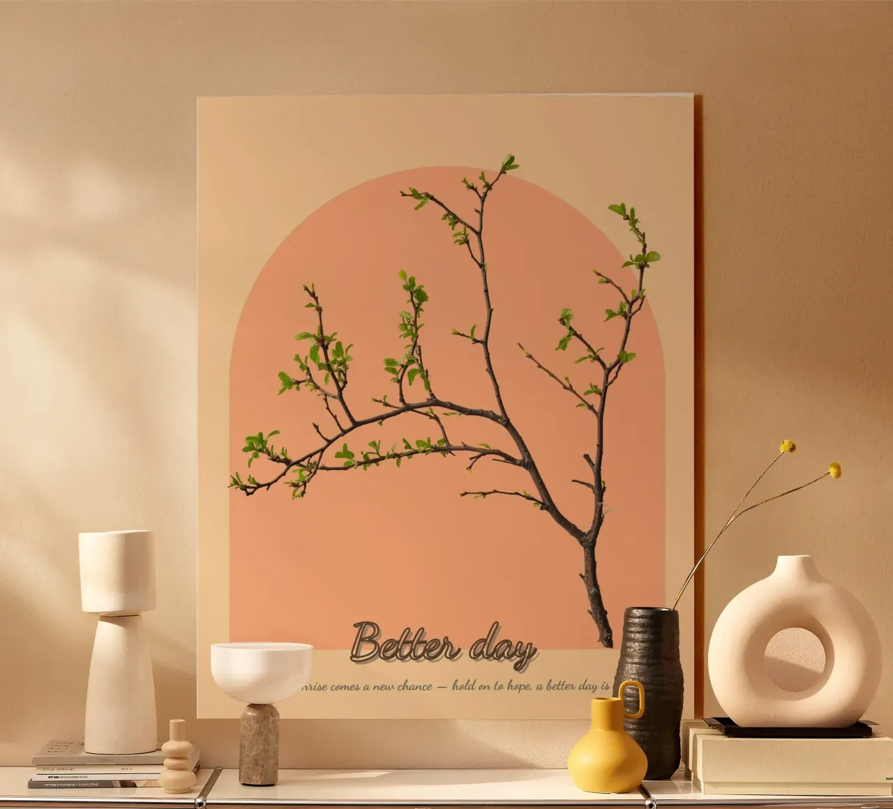 branch positive message plexiglass da Creaton