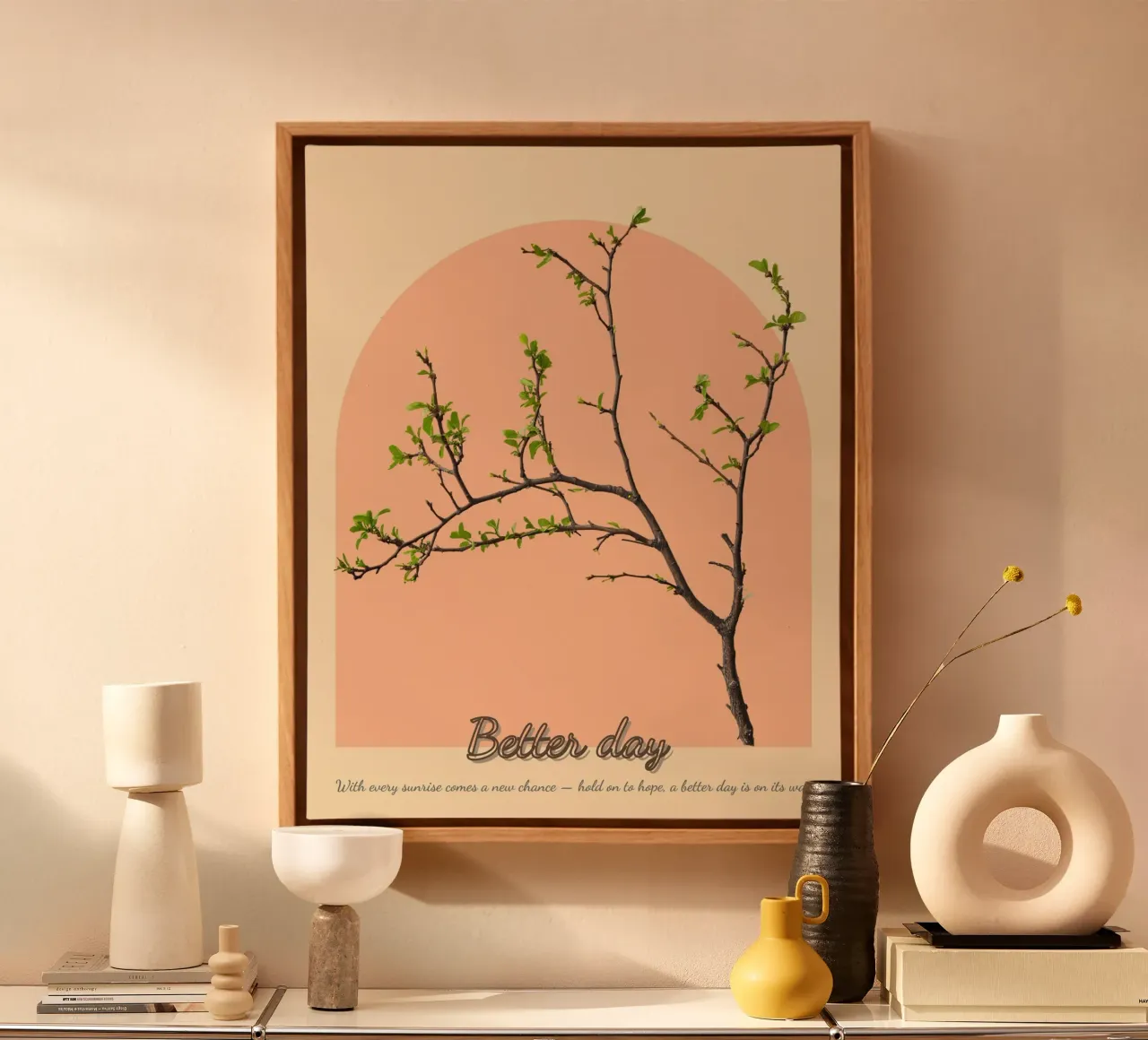 branch positive message tela da Creaton