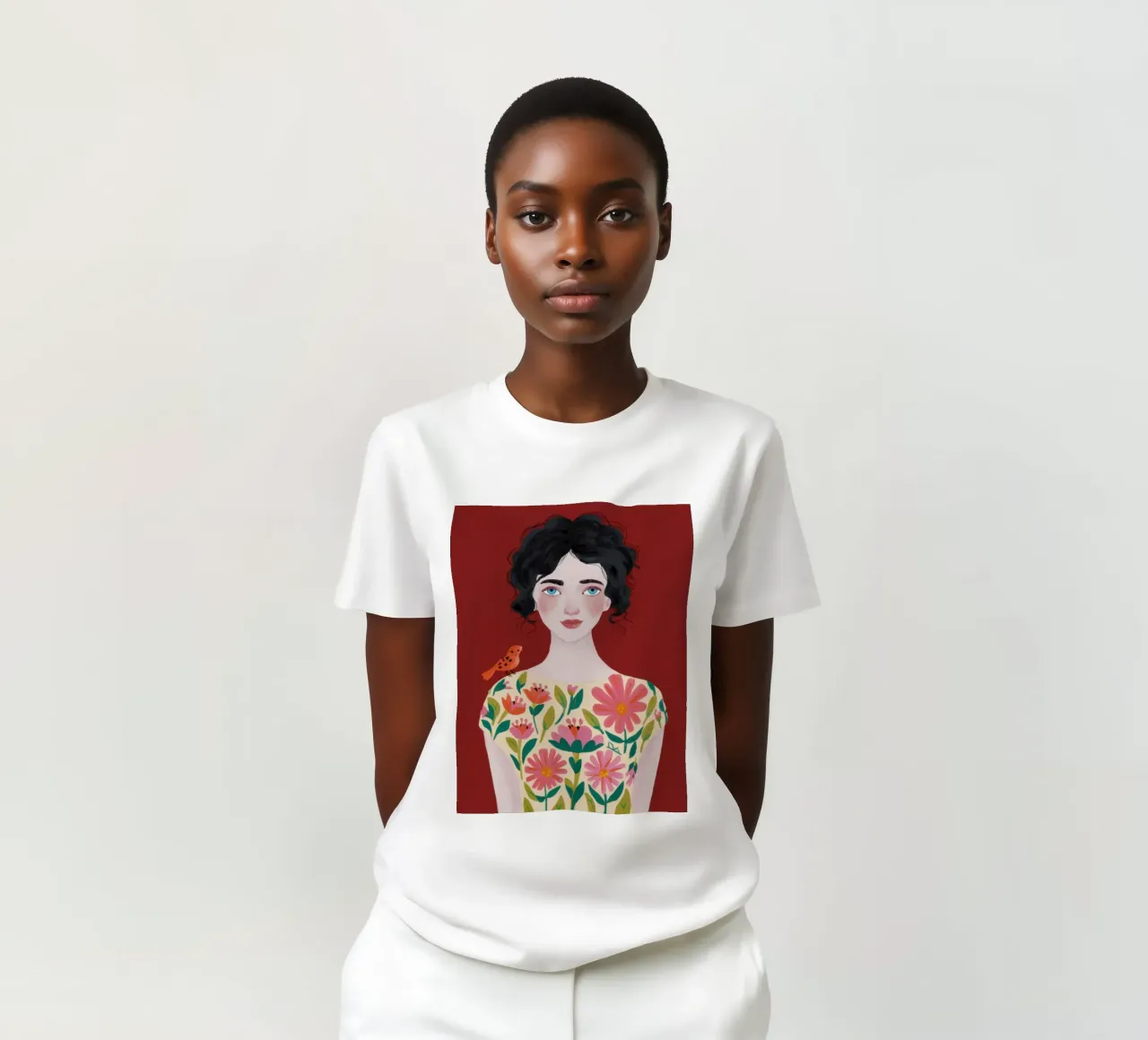 Bellezza della camicetta floreale t-shirt da Lune Dreams