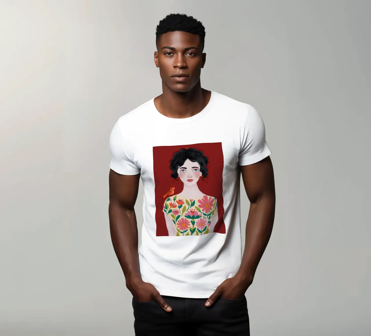 Bellezza della camicetta floreale t-shirt da Lune Dreams
