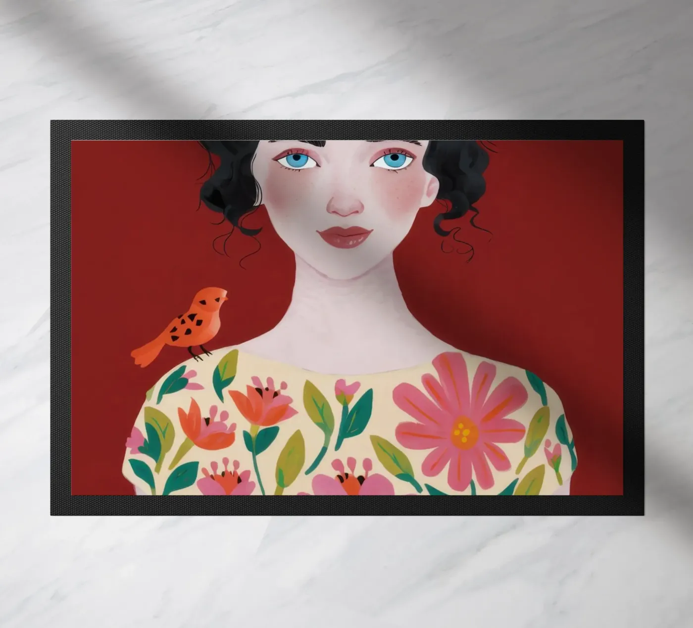 Bellezza della camicetta floreale zerbino da Lune Dreams