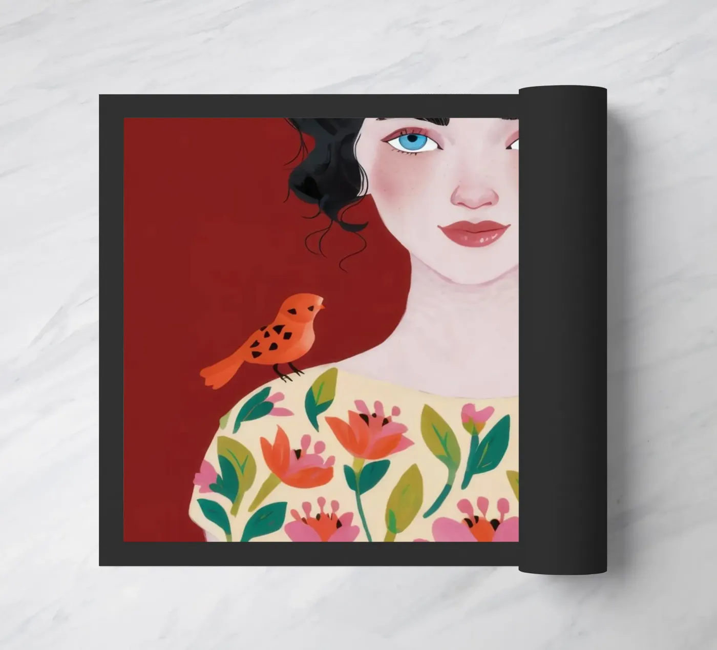 Bellezza della camicetta floreale zerbino da Lune Dreams