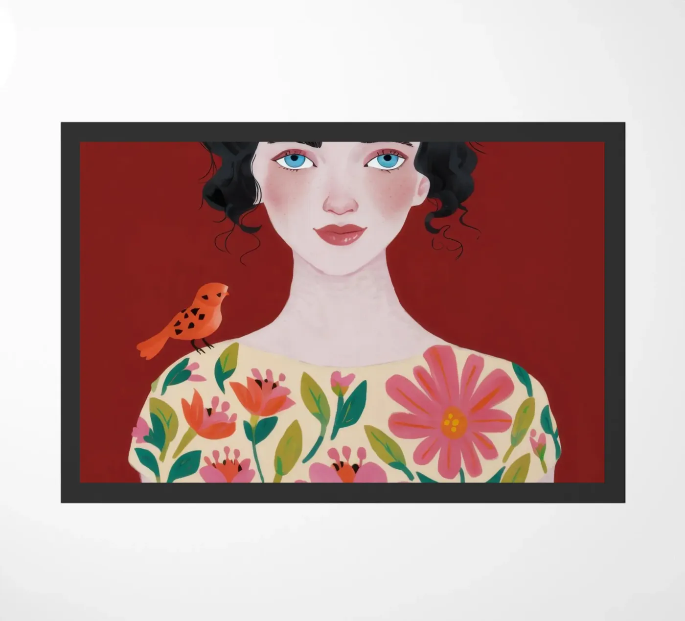 Bellezza della camicetta floreale zerbino da Lune Dreams