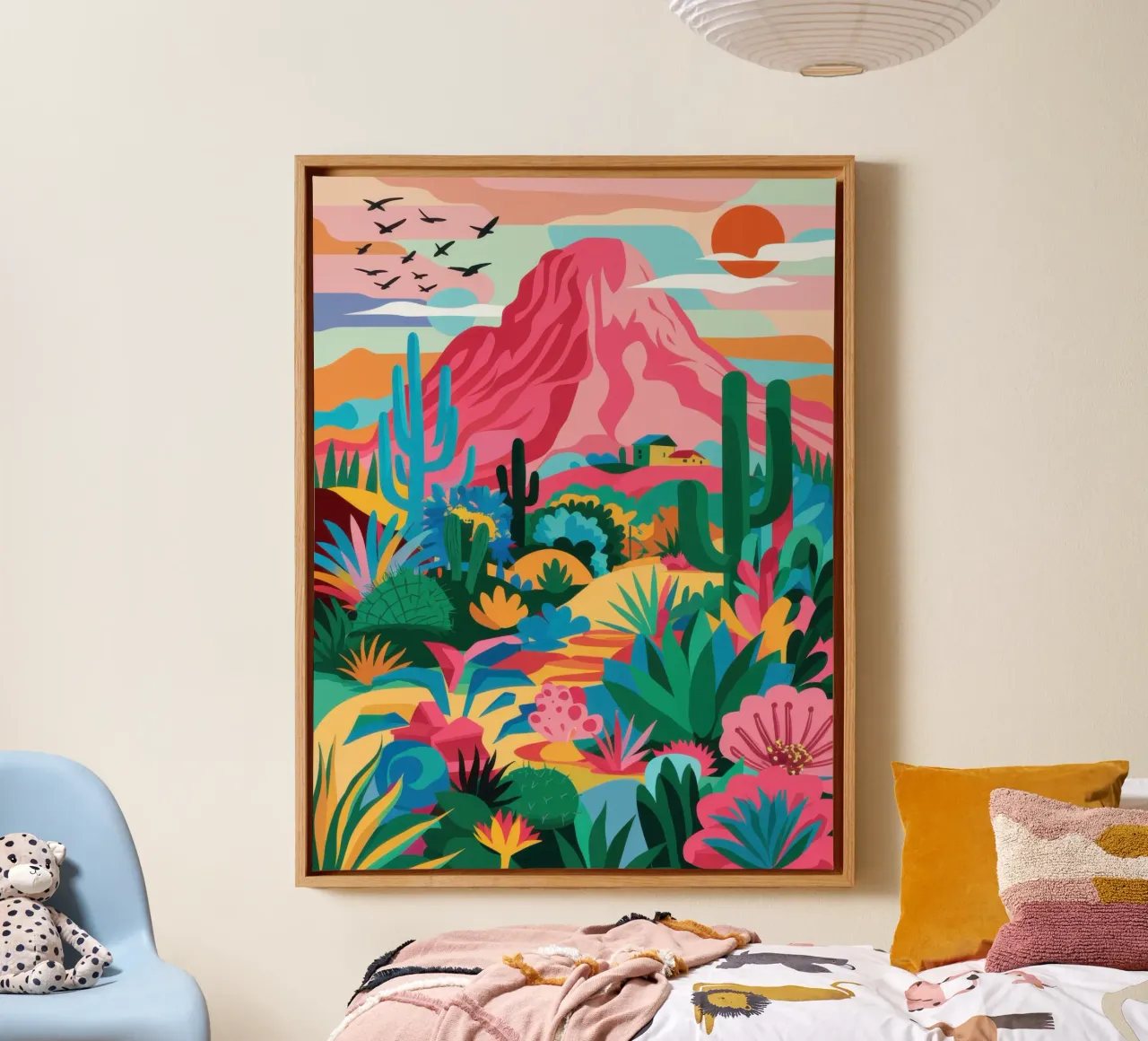 Bloeiend Uitzicht canvas van Monuments Fire