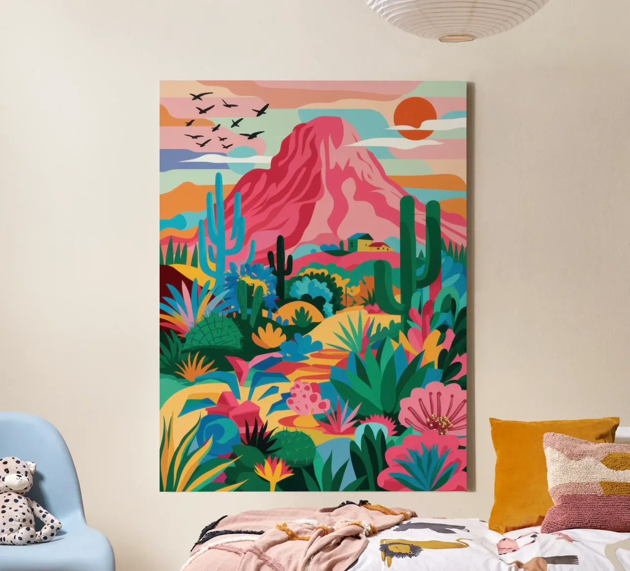 Bloeiend Uitzicht canvas van Monuments Fire