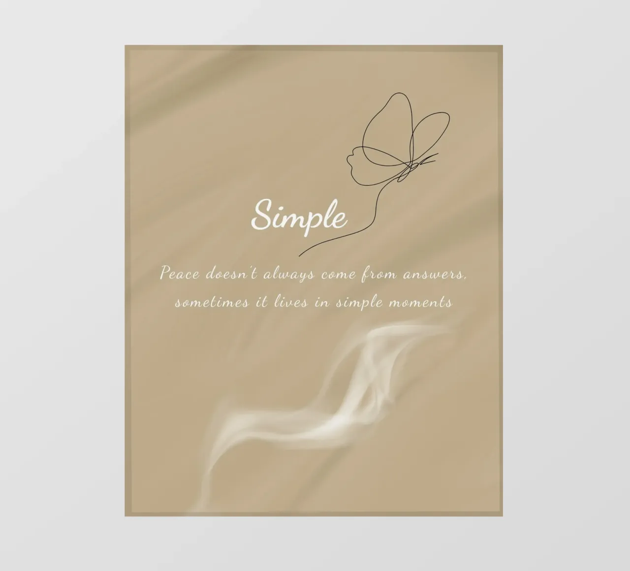 simple motivation telo in pvc da Creaton