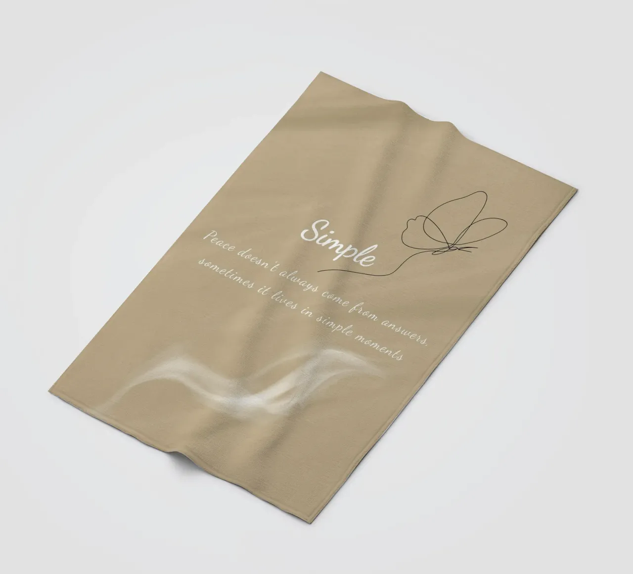 simple motivation coperta in pile da Creaton