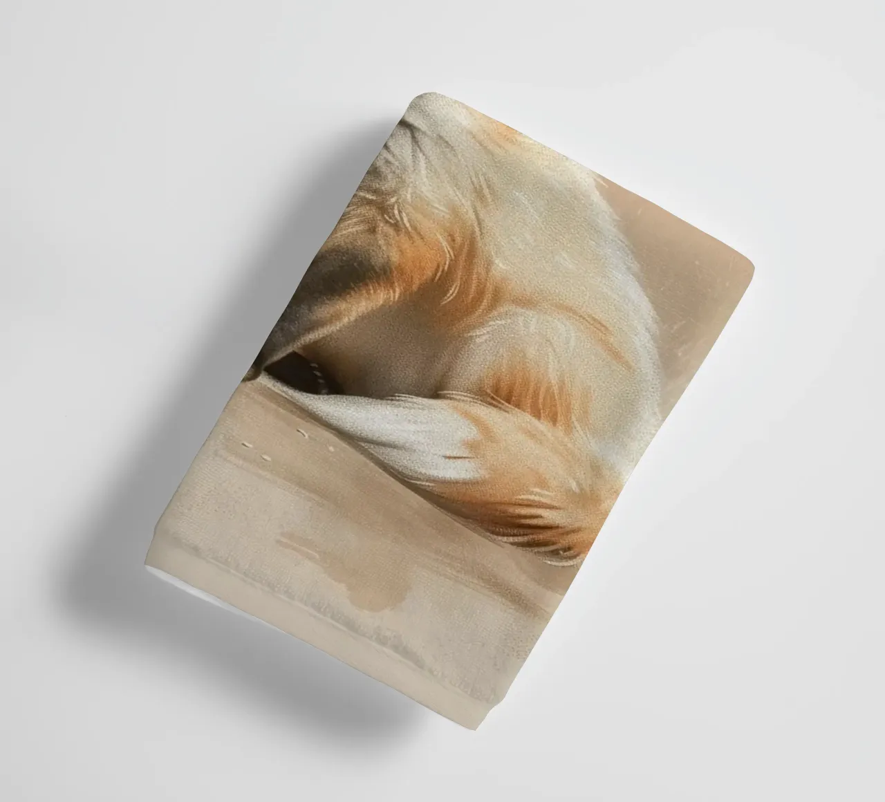 Volpe fennec artisticamente con grandi orecchie espressione concentrata asciugamano da bagno da DesignDoodle
