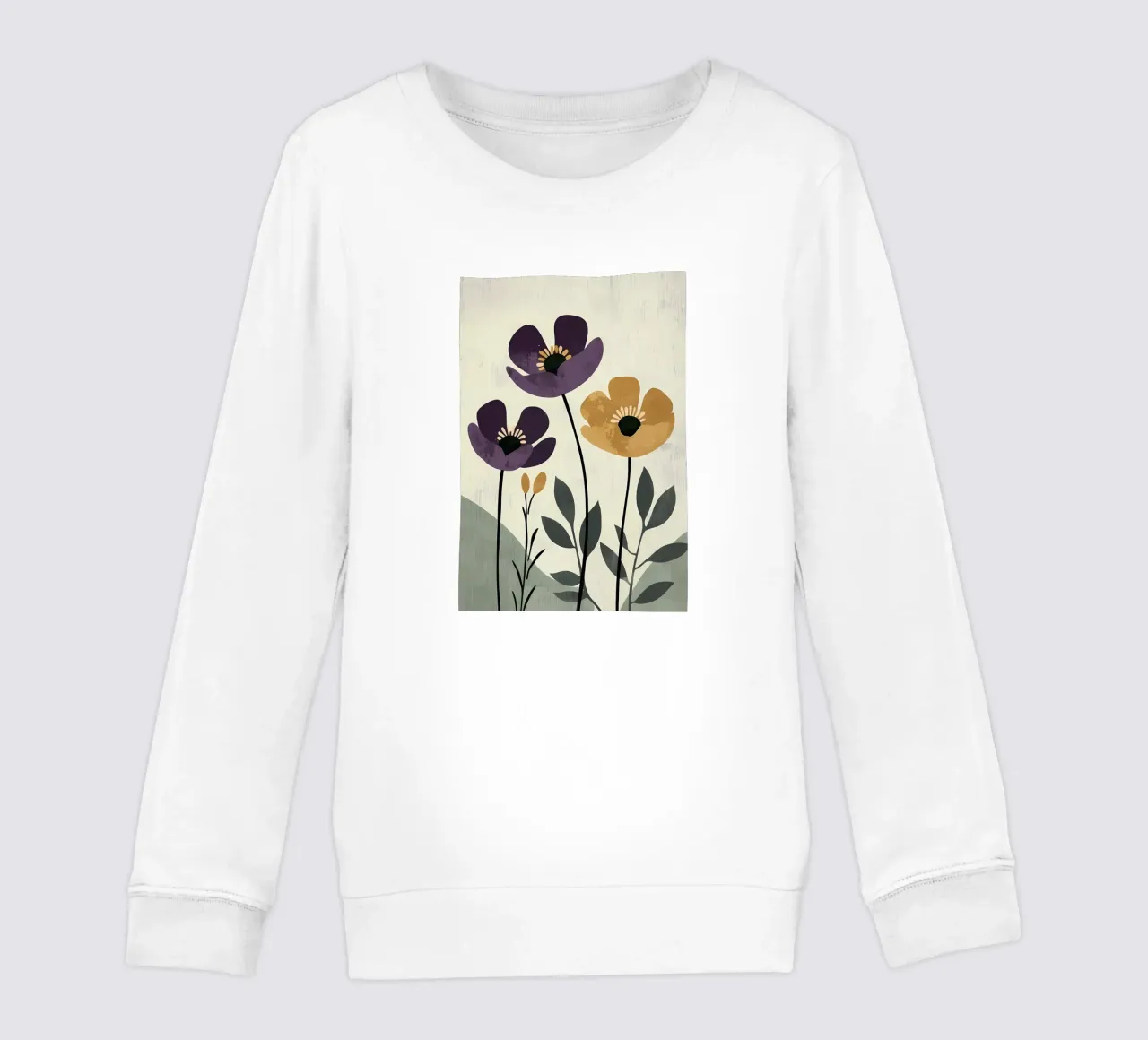 Flowers Art kids sweatshirt by Jose