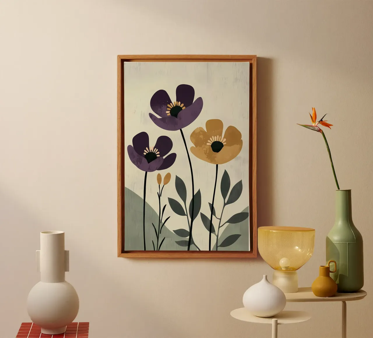 Arte dei fiori tela con Cornice a cassetta da Jose