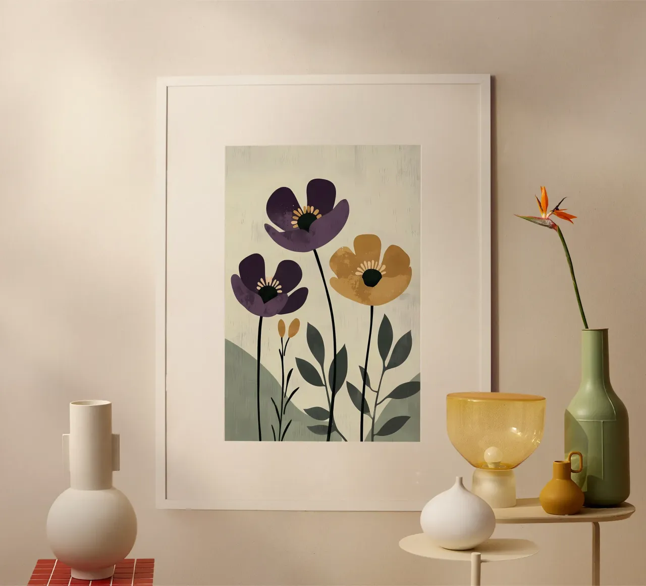 Arte dei fiori poster da Jose